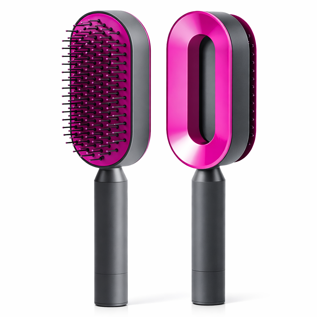 Self-Cleaning Hair Brush